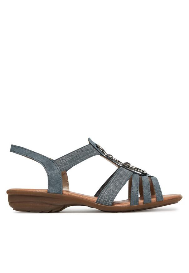 Sandały Remonte. Kolor: niebieski