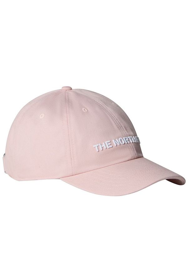Czapka z daszkiem The North Face Norm 0A7WHPYK91 - różowa. Kolor: różowy. Materiał: materiał. Styl: klasyczny