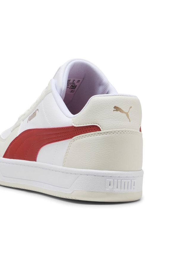 Puma - Sneakersy Caven 2.0 PUMA White Red Fire Vapor Gray. Kolor: czerwony, szary, biały, wielokolorowy. Sezon: lato. Sport: turystyka piesza