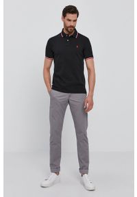 Polo Ralph Lauren Polo 710842621001 męski kolor czarny gładki. Okazja: na co dzień. Typ kołnierza: polo. Kolor: czarny. Materiał: dzianina. Długość: krótkie. Wzór: gładki. Styl: casual #3