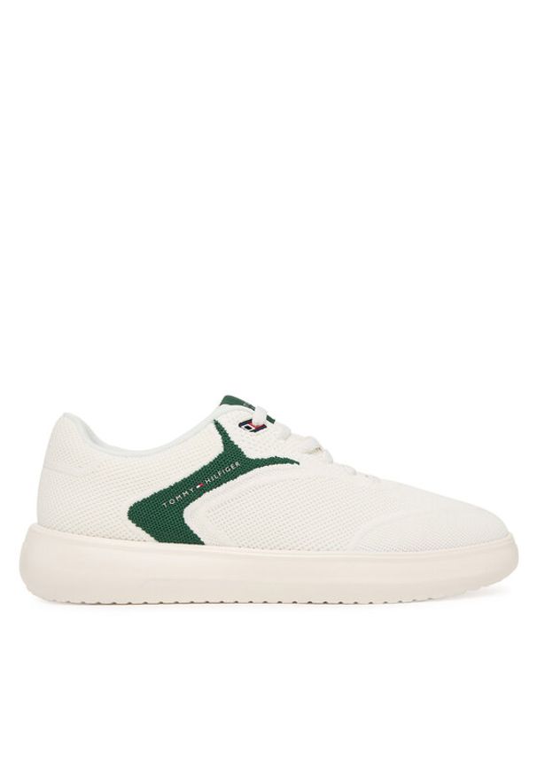 TOMMY HILFIGER - Tommy Hilfiger Sneakersy Th Modern Lightcup Knit FM0FM05886 Biały. Kolor: biały. Materiał: materiał