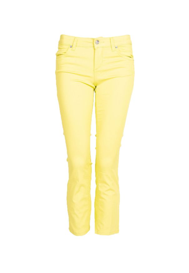 Liu Jo - Liu-Jo Jeansy "Glam" | WA0185 T7144 | Glam | Kobieta | Żółty, Zielony. Kolor: zielony, żółty, wielokolorowy. Wzór: aplikacja