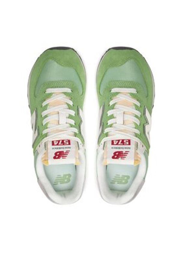 New Balance Sneakersy U574RCC Zielony. Kolor: zielony. Materiał: skóra. Model: New Balance 574
