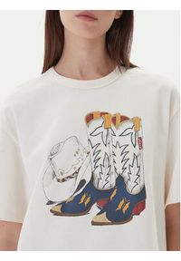 Levi's® T-Shirt Graphic Tabor 001MX-0007 Écru Regular Fit. Materiał: bawełna #4