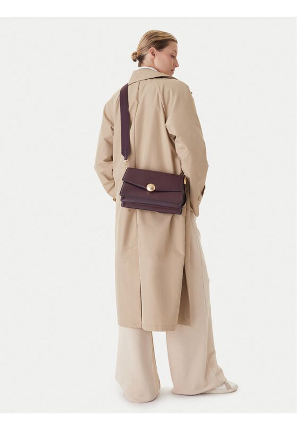 Lacoste Torebka NF5106IT Granatowy. Kolor: czerwony. Materiał: skórzane