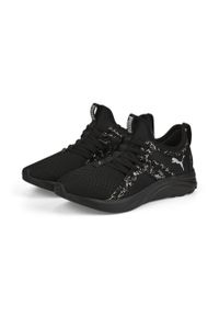 Puma Buty Softride Sophia Marble 37737501. Kolor: czarny