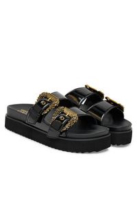 Versace Jeans Couture Klapki 80VA3SM1 ZS190 899 Czarny. Kolor: czarny. Materiał: skóra #3