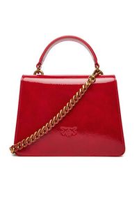 Pinko - PINKO Torebka Love One Top Handle Mini Light PE 25 PLTT 100071 A1UV Czerwony. Kolor: czerwony. Materiał: skórzane