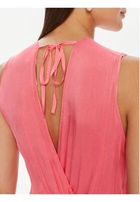 Haveone Sukienka letnia AFF-L010 Różowy Regular Fit. Kolor: różowy. Materiał: wiskoza. Sezon: lato #5