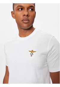 Aeronautica Militare T-Shirt 242TS1580J372 Biały Regular Fit. Kolor: biały. Materiał: bawełna #3