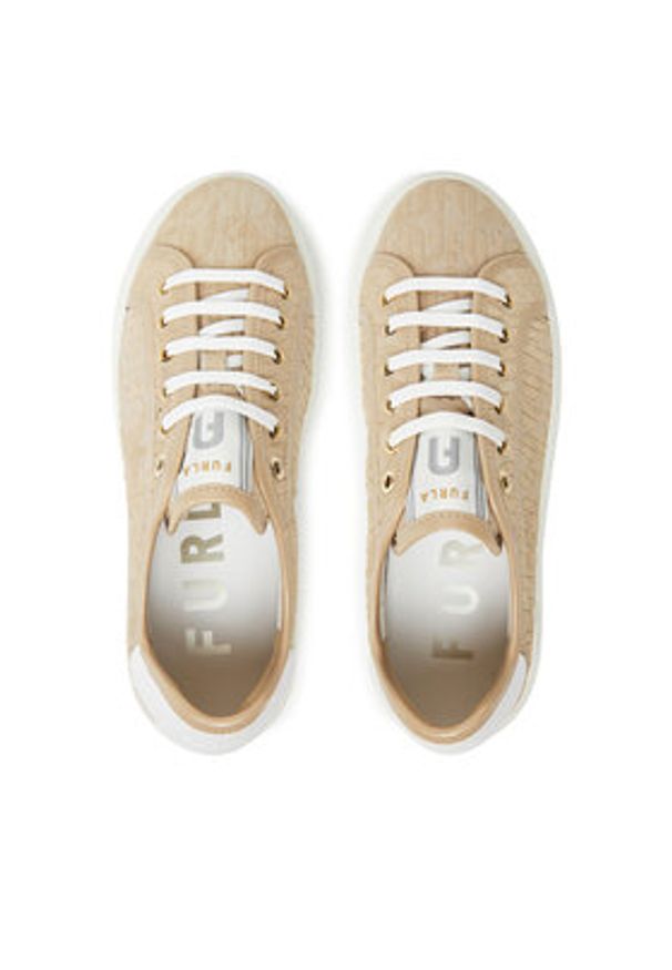 Furla Sneakersy Nuage YJ15NUA BX4060 PT 3940S Écru. Materiał: skóra