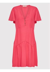 Rinascimento Sukienka koktajlowa CFC0107733003 Różowy Relaxed Fit. Kolor: różowy. Materiał: syntetyk. Styl: wizytowy #3