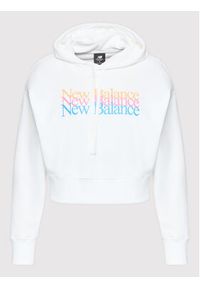 New Balance Bluza Essential WT21509 Biały Relaxed Fit. Kolor: biały. Materiał: syntetyk #5
