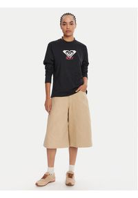 Roxy Bluzka Hangloose Art Ls ERJZT06035 Czarny Regular Fit. Kolor: czarny. Materiał: bawełna #4