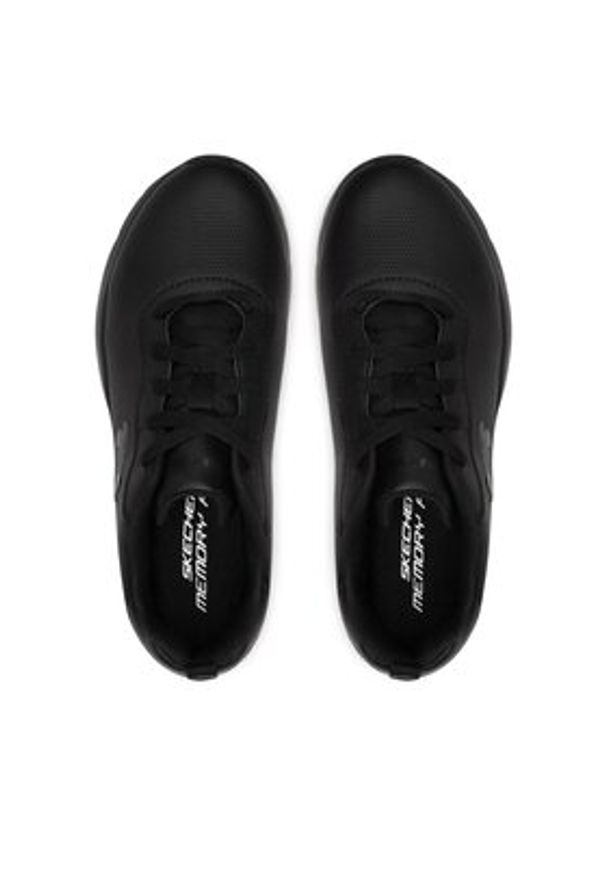 skechers - Skechers Sneakersy Dynamight 2.0 88888368 BBK Czarny. Kolor: czarny. Materiał: skóra