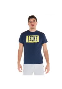LEONE 1947 APPAREL - Sportowa koszulka męska Fluo. Kolor: niebieski. Materiał: tkanina. Sport: fitness