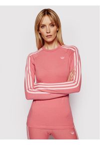 Adidas - adidas Bluzka Fakten GN4380 Różowy Slim Fit. Kolor: różowy. Materiał: bawełna #1