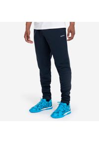 KIPSTA - Spodnie do piłki nożnej Kipsta Essential. Kolor: niebieski. Materiał: materiał, poliester. Sport: fitness #1