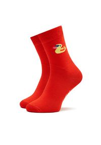 Happy-Socks - Happy Socks Zestaw 2 par wysokich skarpet dziecięcych KRDU02-0200 Kolorowy. Materiał: materiał, bawełna. Wzór: kolorowy #2
