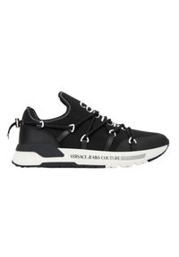 Versace Jeans Couture - VERSACE JEANS COUTURE Czarne męskie sneakersy Fondo Dynamic Dis. Sa6. Kolor: czarny #4
