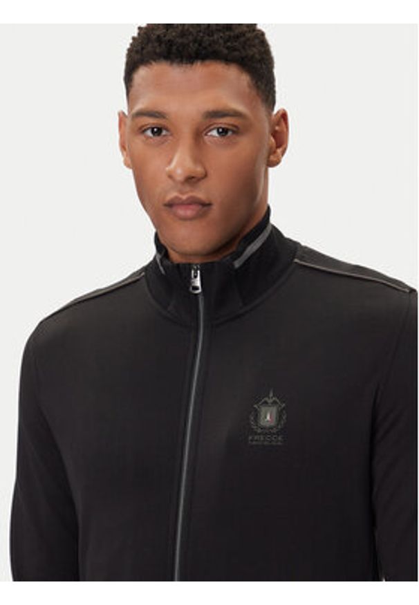 Aeronautica Militare Bluza 252FE2065UF00667 Czarny Regular Fit. Kolor: czarny. Materiał: wiskoza