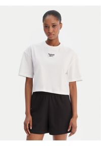 Reebok T-Shirt Klara RK25503CCW Biały Relaxed Fit. Kolor: biały. Materiał: bawełna #1
