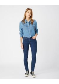 Wrangler - DAMSKIE SPODNIE JEANSOWE WRANGLER HIGH RISE SKINNY