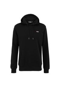 Bluza męska Fila Lumezzane. Typ kołnierza: kaptur. Kolor: czarny