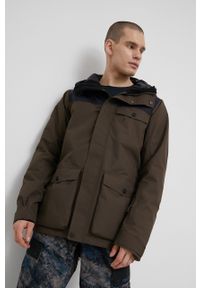 Colourwear kurtka męska kolor brązowy. Okazja: na co dzień. Kolor: brązowy. Materiał: materiał. Styl: casual #2