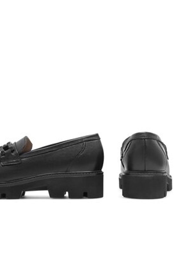 Badura Loafersy TROPEA-E23-28188PE Czarny. Kolor: czarny. Materiał: skóra