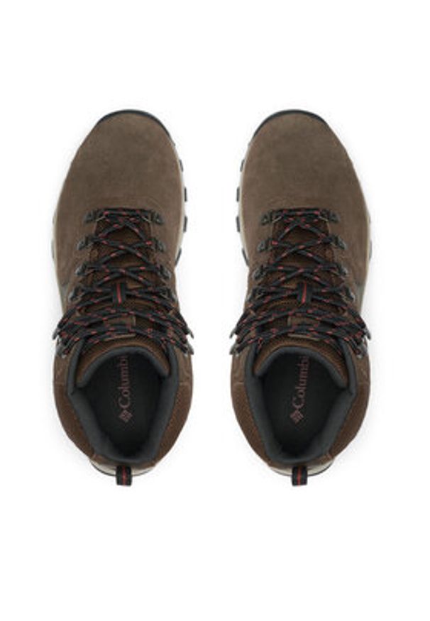 columbia - Columbia Trekkingi Newton Ridge Plus II Suede Wp 1746411 Brązowy. Kolor: brązowy. Materiał: skóra, zamsz. Sport: turystyka piesza