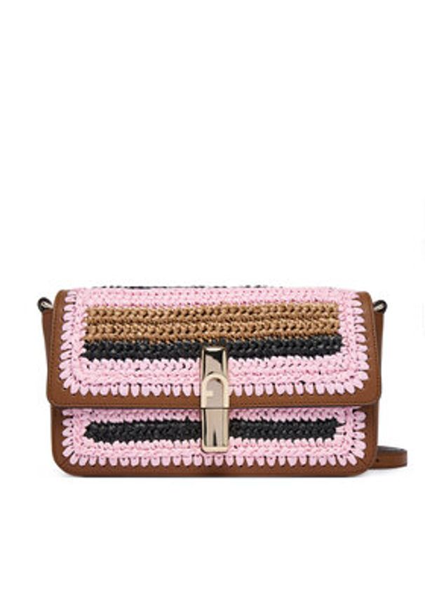 Furla Torebka Iride S WB01826 BX4447 CN TCO00 Brązowy. Kolor: brązowy. Materiał: skórzane