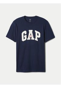 GAP - Gap T-Shirt 542246-02 Granatowy Regular Fit. Kolor: niebieski. Materiał: bawełna #4