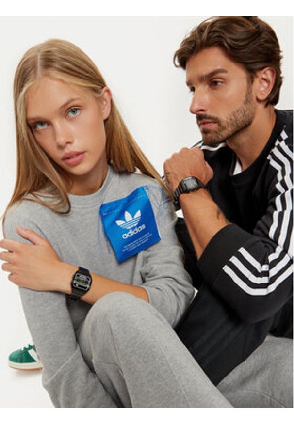 adidas Originals Zegarek Digital Two Crystal AOST24064 Czarny. Kolor: czarny