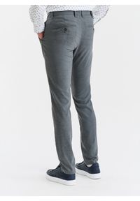 Pako Lorente - PAKO LORENTE – Szare spodnie męskie. Kolor: szary. Materiał: poliester, elastan, tkanina, wiskoza, włókno, syntetyk. Długość: długie. Wzór: gładki. Sezon: lato #3