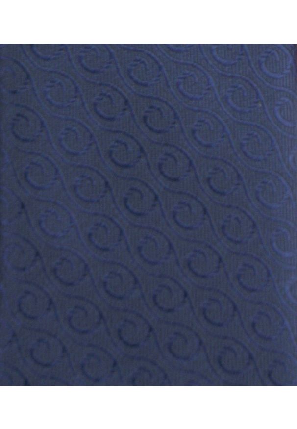 Krawat Męski - Angelo di Monti - Granat, Jednokolorowy Wzór. Kolor: niebieski. Materiał: tkanina. Styl: elegancki, wizytowy