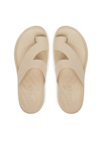 Crocs Japonki Getaway Platform Toe Loop 210834 Beżowy. Kolor: beżowy. Obcas: na platformie #1