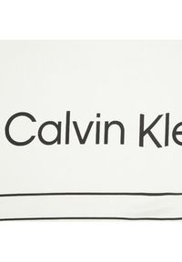 Calvin Klein Chusta Silk Logo Bandana 70X70 K60K611459 Écru. Materiał: materiał