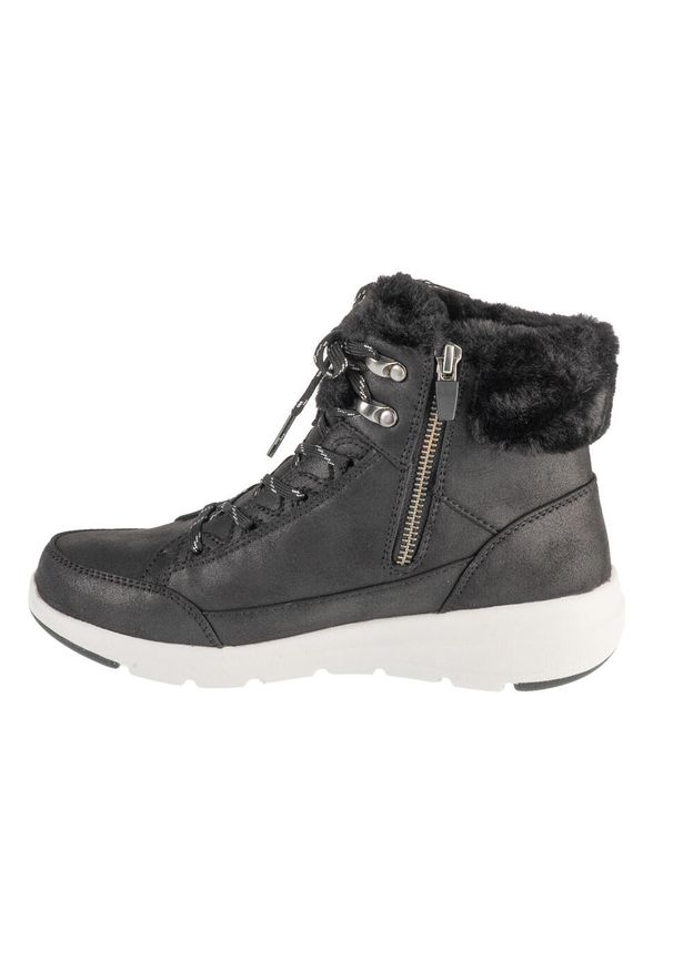 skechers - Buty zimowe damskie, On-The-GO Glacial Ultra - Cozyly. Kolor: czarny. Sezon: zima