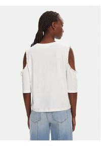 Liu Jo Bluzka WA5183 JS923 11110 Biały Regular Fit. Kolor: biały. Materiał: bawełna #3