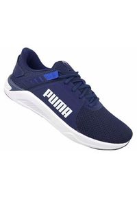 Buty do chodzenia męskie Puma Ftr Connect. Zapięcie: sznurówki. Kolor: niebieski, wielokolorowy. Materiał: materiał, tkanina. Szerokość cholewki: normalna. Sport: turystyka piesza