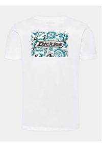 Dickies T-Shirt ROSEBURG DK0A4YBTWHX1 Biały Regular Fit. Kolor: biały. Materiał: bawełna