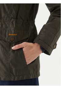Barbour Kurtka przejściowa Summer Sapper Wax LWX1536OL51 Zielony Regular Fit. Kolor: zielony. Materiał: bawełna #3