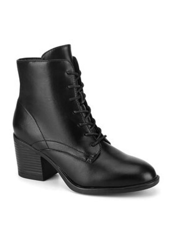 Clara Barson Trzewiki WYL3546-8 Czarny. Kolor: czarny. Materiał: materiał