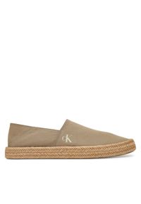 Espadryle Calvin Klein Jeans. Kolor: beżowy