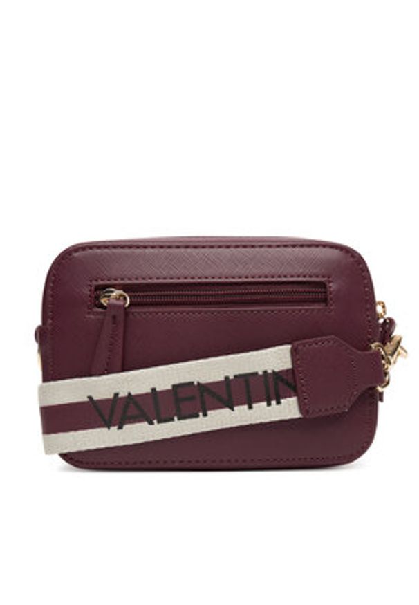 VALENTINO - Valentino Torebka Zero Re VBS7B306 Bordowy. Kolor: czerwony. Materiał: skórzane