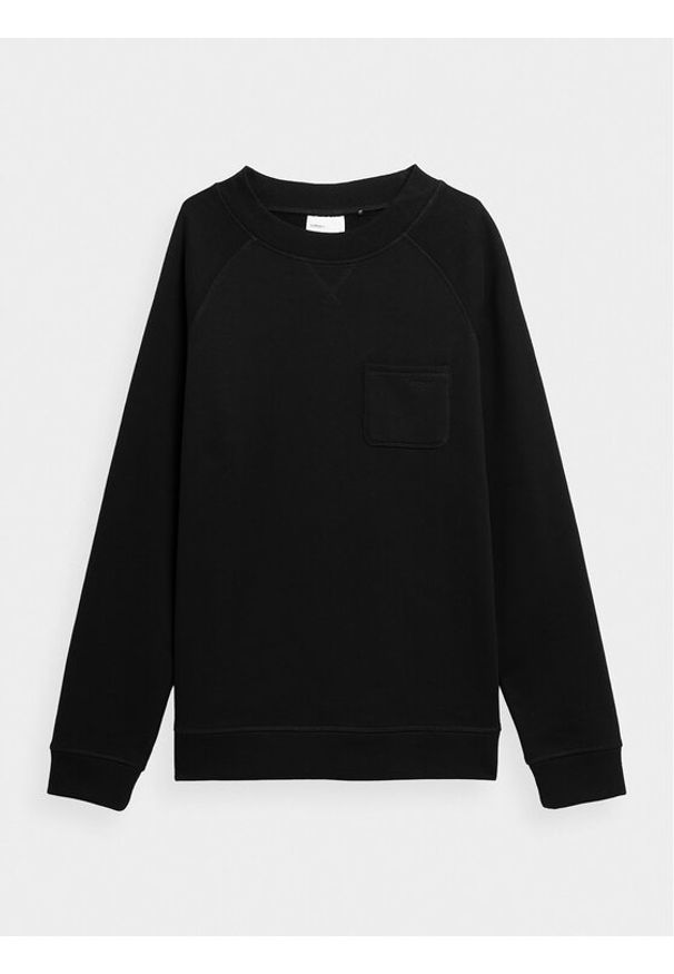outhorn - Outhorn Bluza OTHAW23TSWSM680 Czarny Regular Fit. Kolor: czarny. Materiał: bawełna
