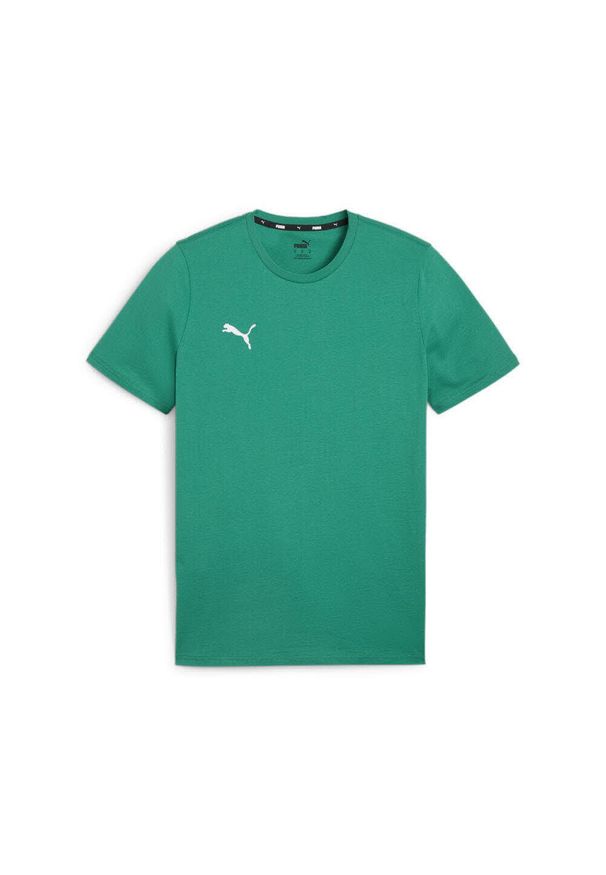 Koszulka męska Puma Team Goal Casuals Tee. Kolor: zielony. Materiał: materiał