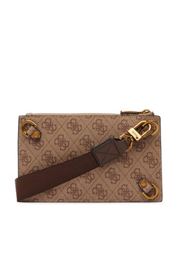 Guess Torebka HMMILO P6391 Brązowy jasny. Kolor: brązowy. Materiał: materiał