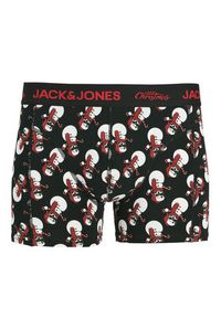 Jack & Jones Komplet bokserki i skarpety Snow Skulls Giftbox 12285138 Czarny. Kolor: czarny. Materiał: bawełna #9
